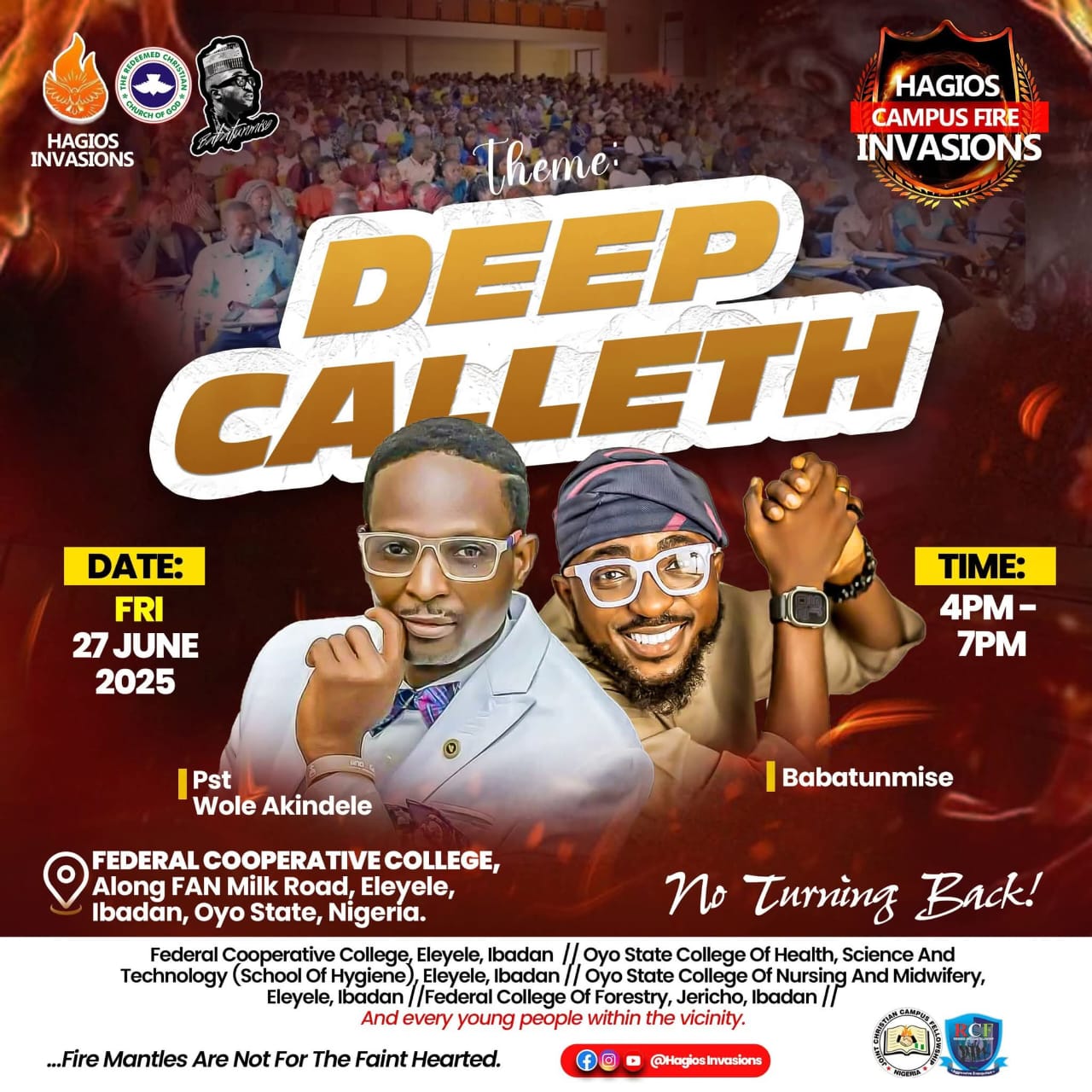 Hagios Campus Fire Invasions